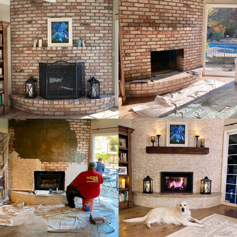 Regency Fireplace Remodel