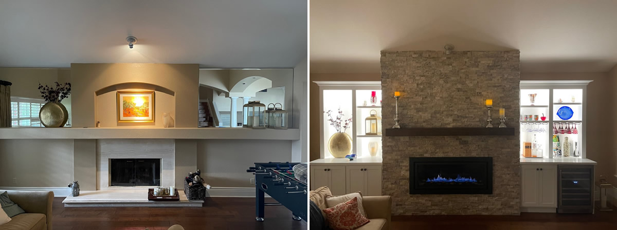 Regency Fireplace Remodel